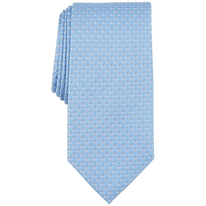 multi-pack necktie options-Michael Kors Men's Marion Neat Tie Blue Size Regular