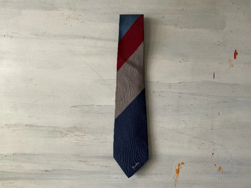 solid color ties for business-Morabito tie