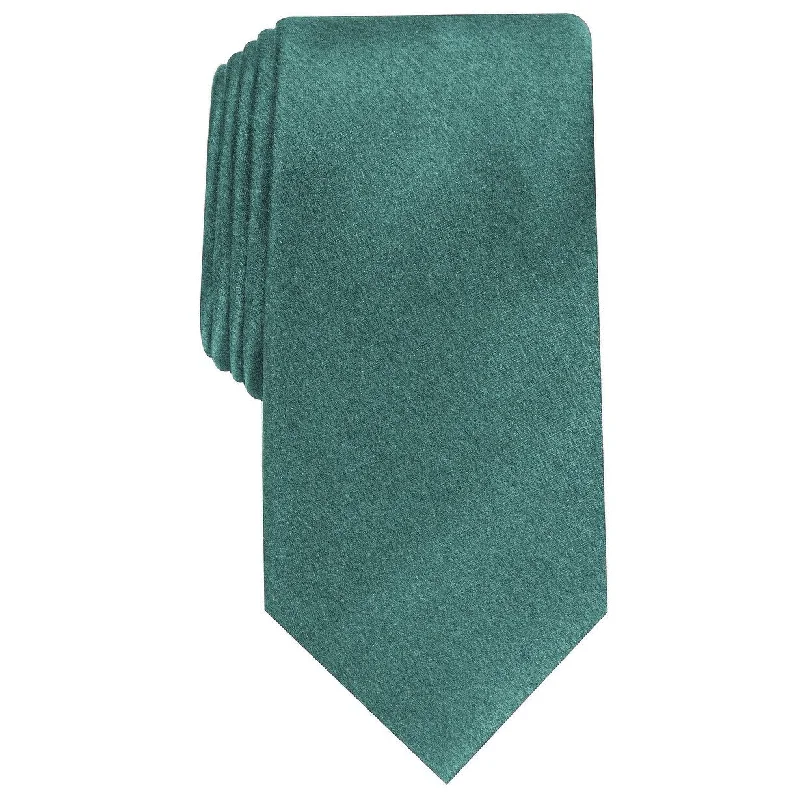 bright color ties-Perris Ellis Men's Vandorn Metallic Solid Tie Green One Size - FALSE