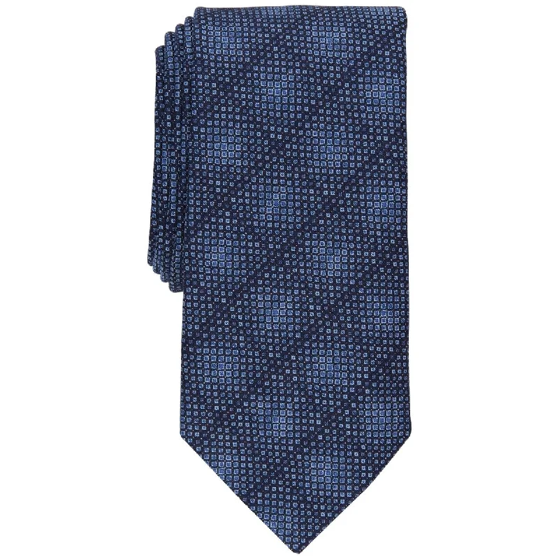 paisley neckties-Perry Ellis Men's Wheatley Classic Geo Print Tie Blue Regular