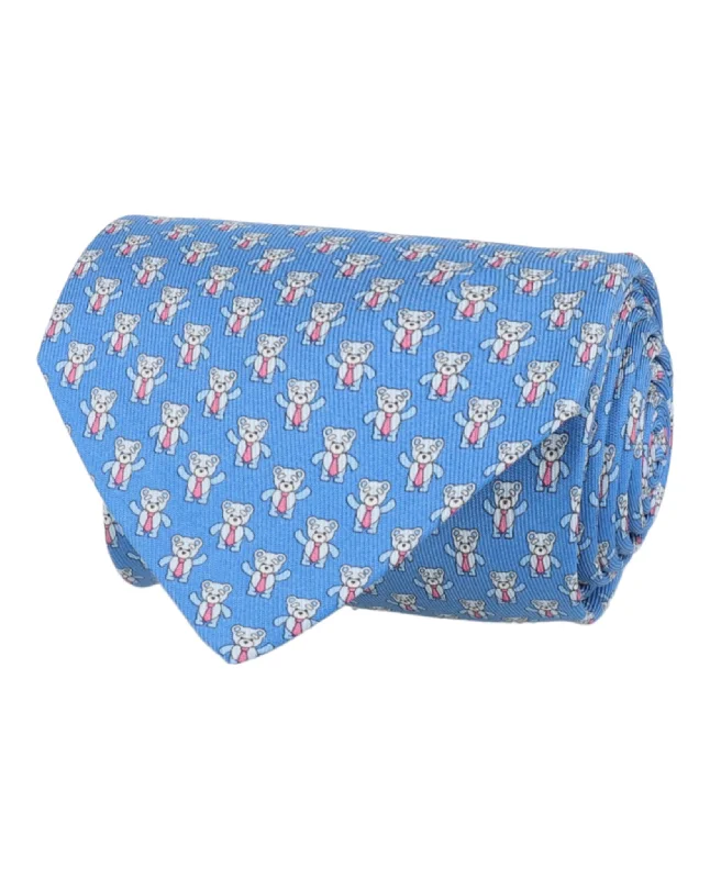 silk ties for business meetings-Printed Silk Tie