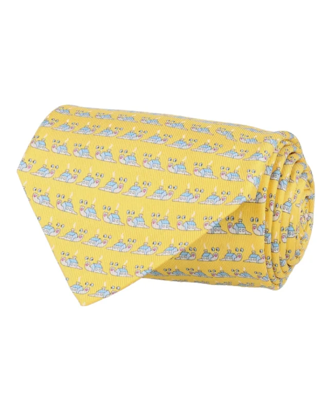 top-quality necktie materials-Printed Silk Tie