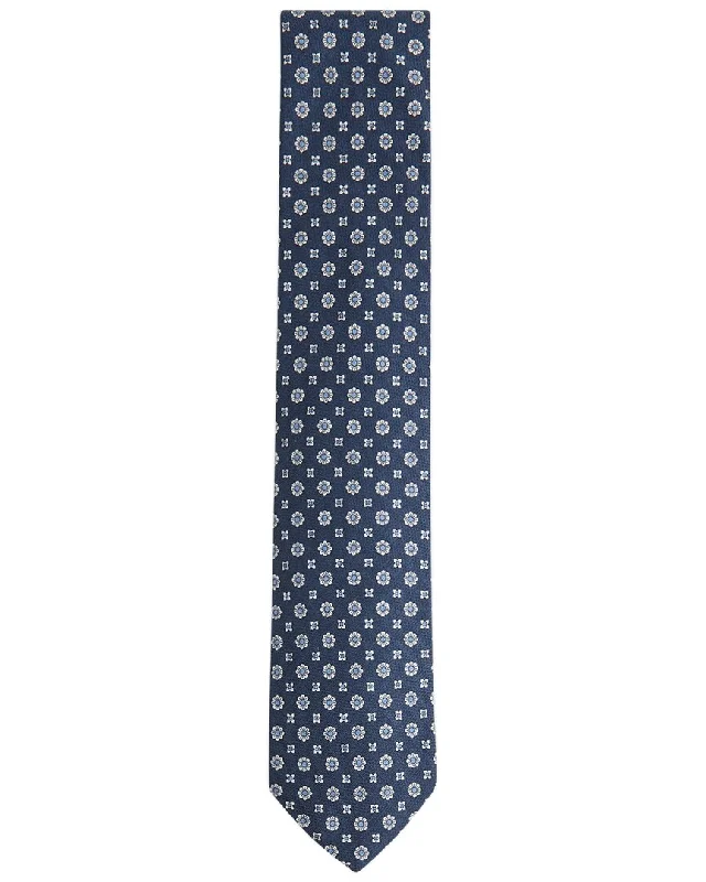 wedding neckties for men-Reiss Budelli Silk Tie