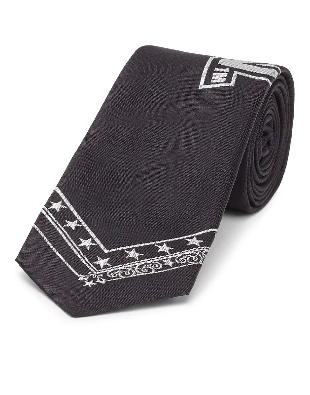 classic striped neckties-Thick Tie Space Plein