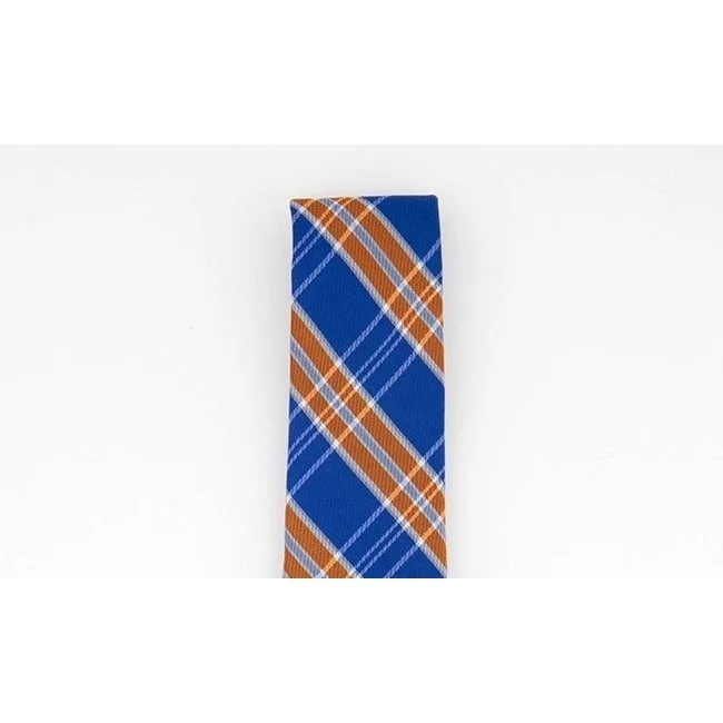 professional ties for men-Tommy Hilfiger Men's Vincent Plaid Tie Orange Size Regular