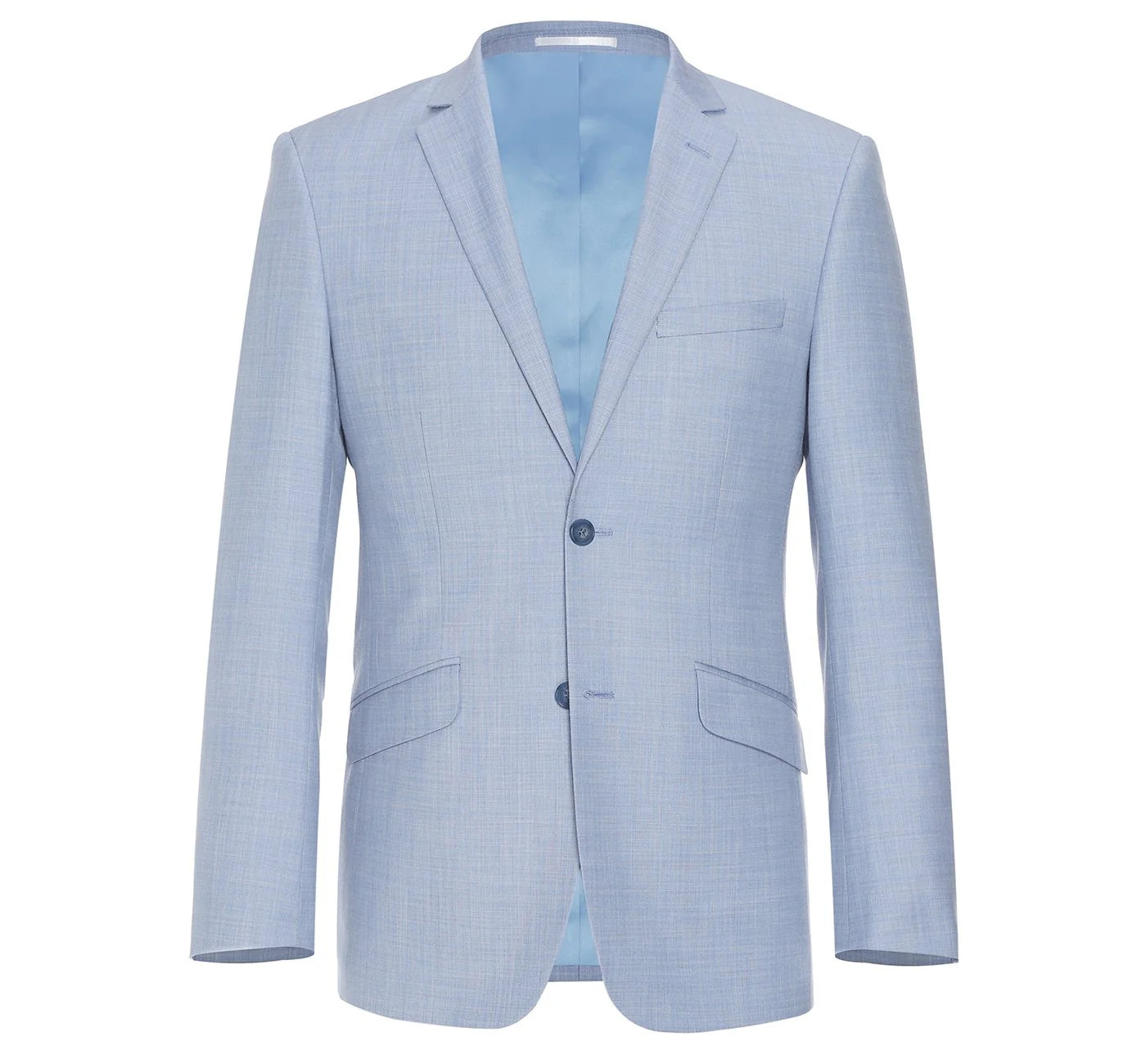 Men's relaxed fit suit -2-Piece Notch Lapel Suit - Light Blue