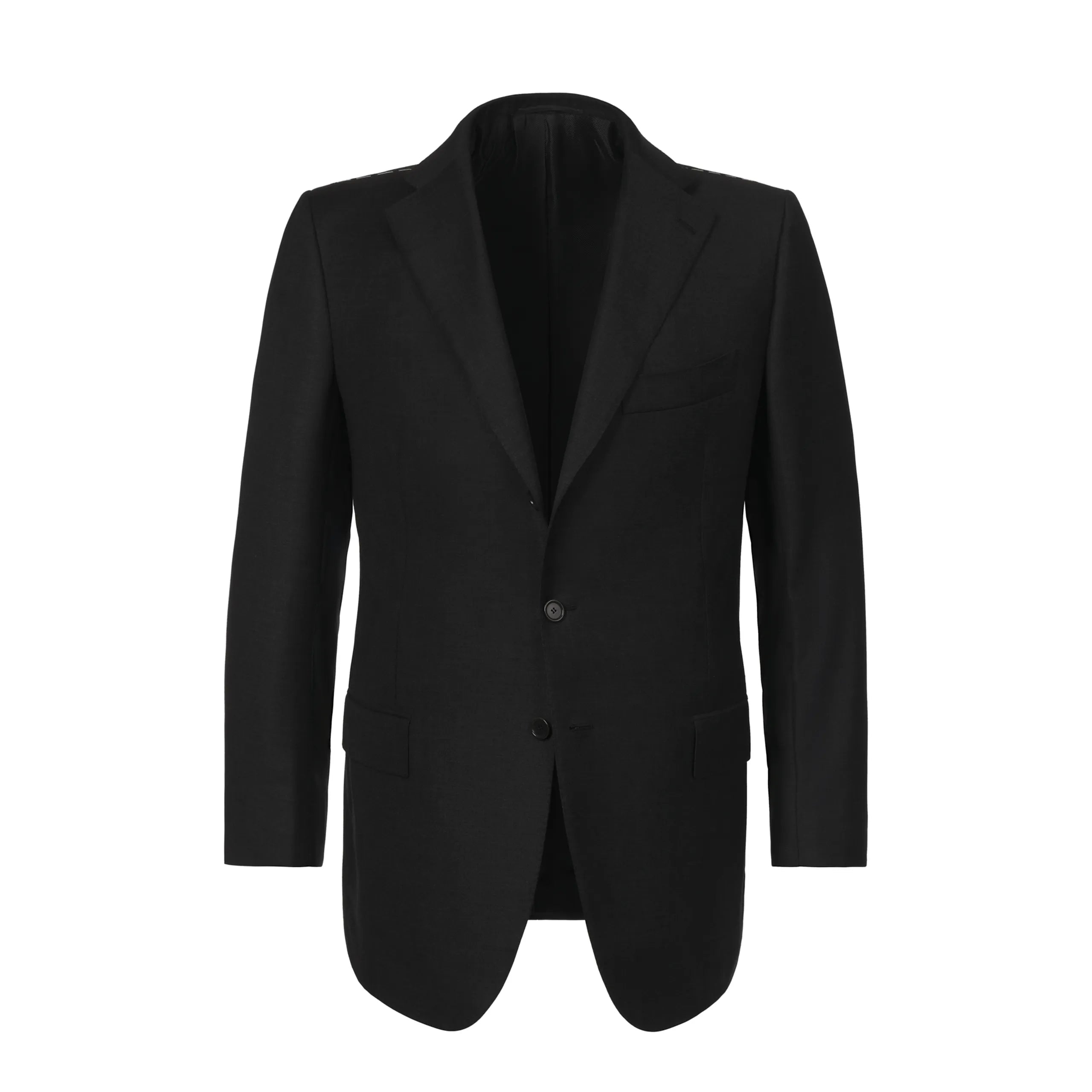 Men's suit vest -Single-Breasted Wool Suit in Dark Grey