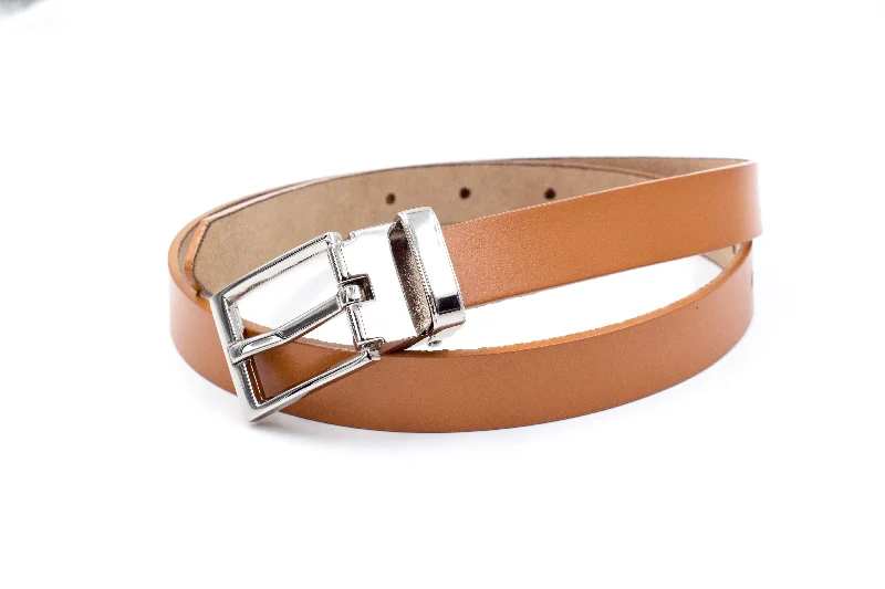 casual women’s waist belt -Baby / Boys Tan Clasp Belt