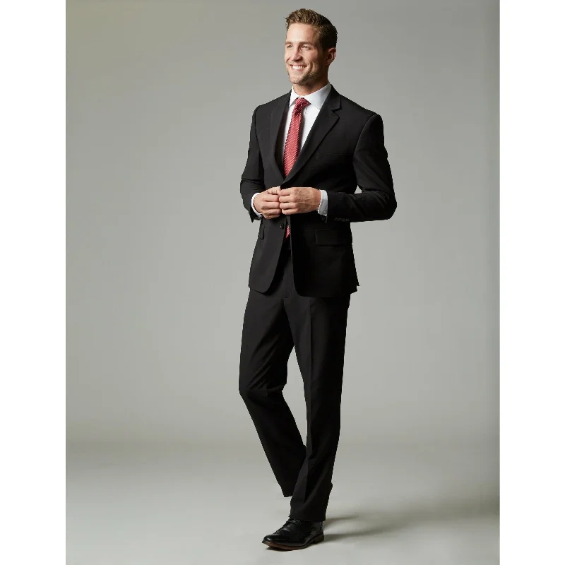 Men's checkered tuxedo -Black Tour Stretch Modern Fit Suit