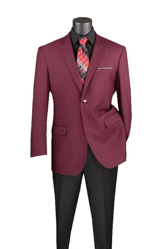 High-quality men's suit -SOLID WOOL FEEL