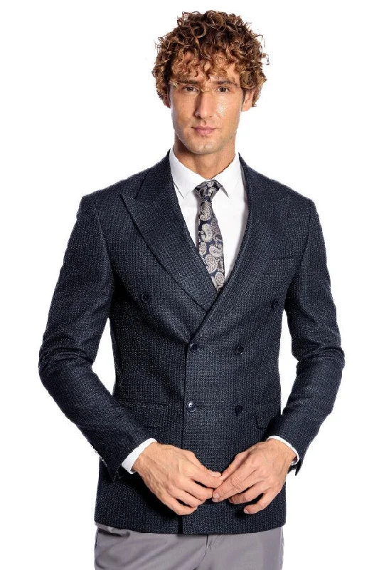 Men's suit accessories -MENS DOUBLE BREASTED BLAZER