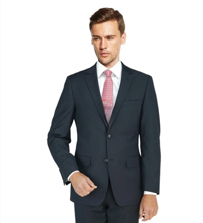 Stylish blue suit for men -ENZO Jet Black