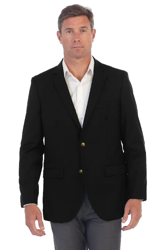 Men's tailored suit jacket -Men's Formal Blazer Jacket