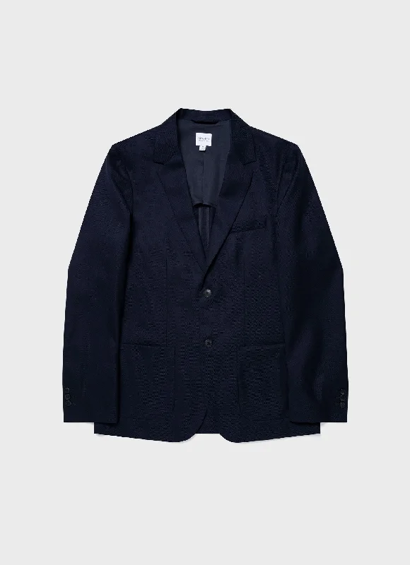 Men’s high-performance suit -Men's Travel Wool Blazer in Navy