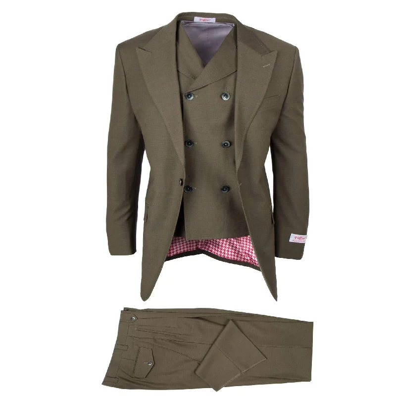 Men's military style suit -SAN GIOVESSE SUIT & VEST / OLIVE