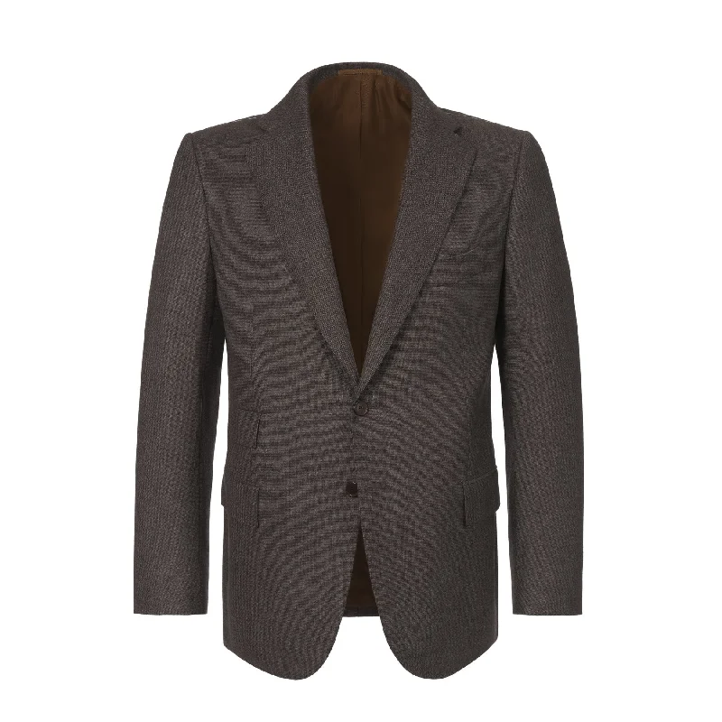 Men's off-the-rack suit -Single-Breasted Wool and Cashmere-Blend Suit in Brown