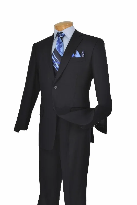 Men’s tailored work suit -Vinci Navy Traditional Fit Suit 2 Piece