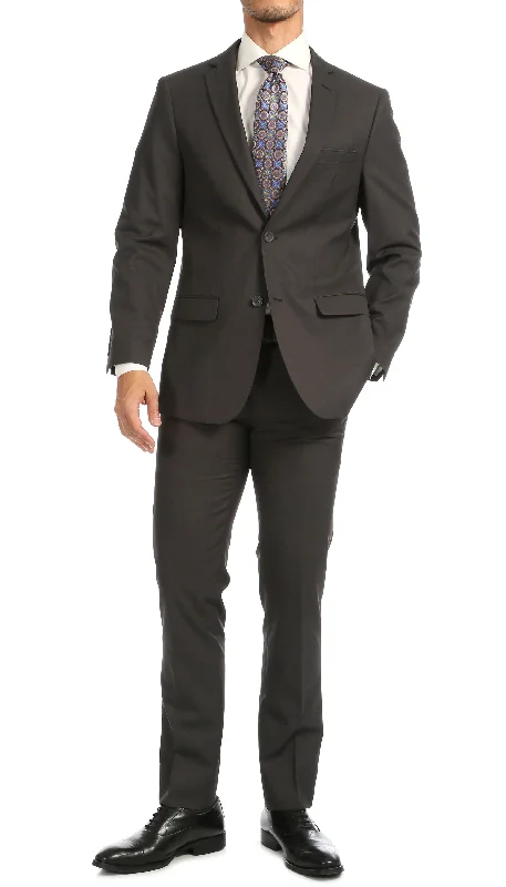 Men's business formal suits -Windsor Charcoal Slim Fit 2pc Suit