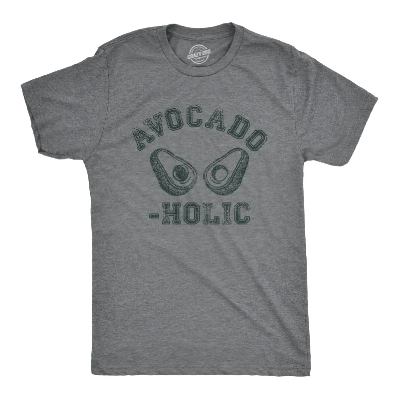 men's classic shirts for work -Avocado Holic Men's T Shirt