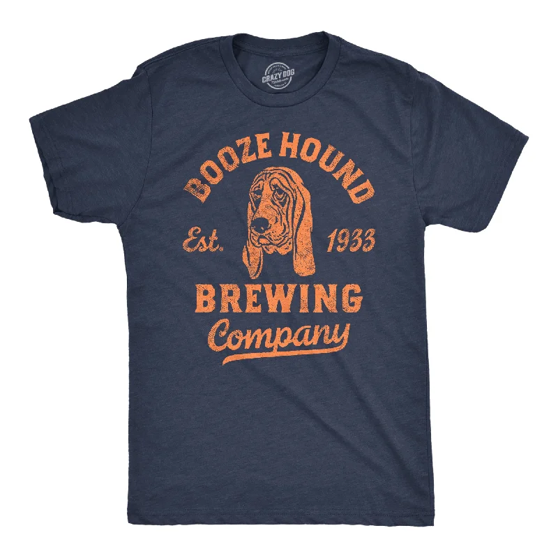 breathable men's shirts -Booze Hound Brewing Company Men's T Shirt