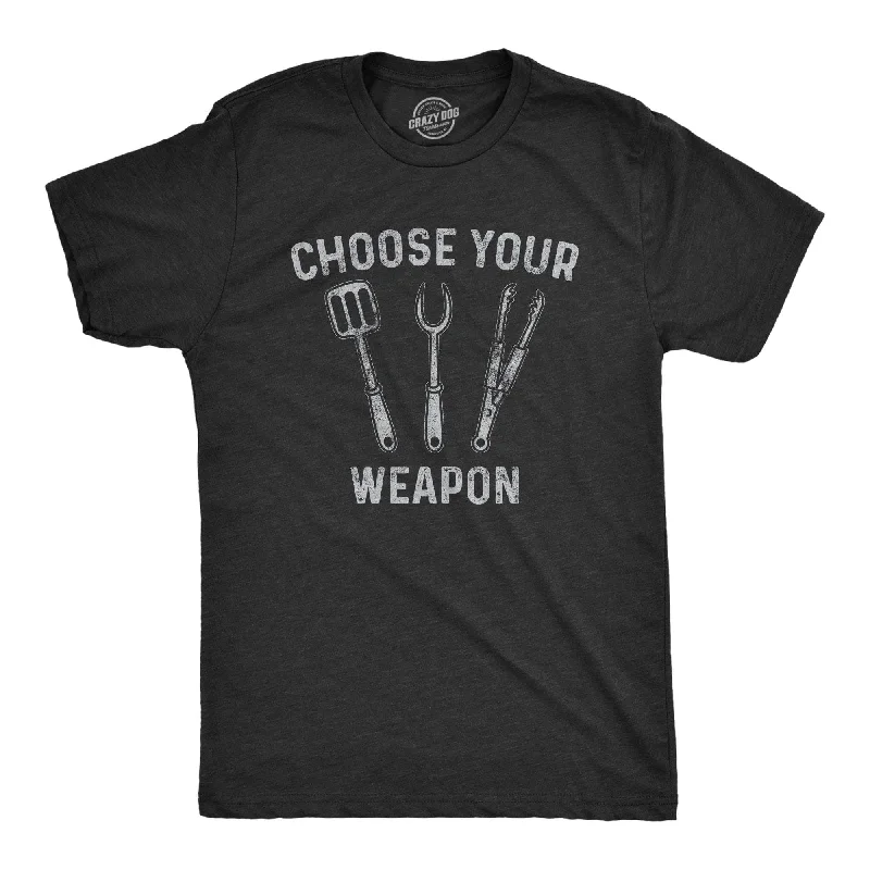 men's shirts for office wear -Choose Your Weapon Men's T Shirt