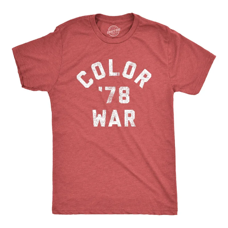 men's formal shirt sets -Color War '78 Men's T Shirt