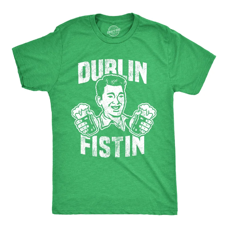 men's shirts for special occasions -Dublin Fistin Men's T Shirt