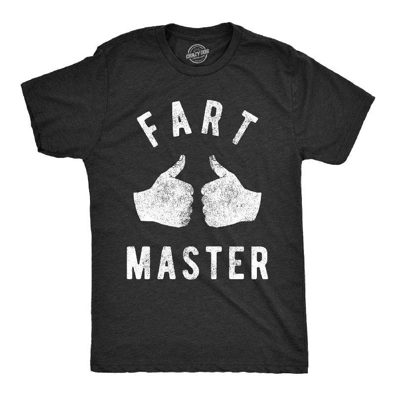 men's fitted dress shirts -Fart Master Men's T Shirt