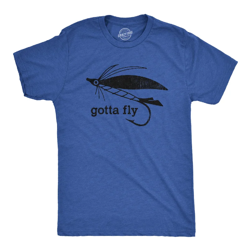 men's pastel button-up shirts -Gotta Fly Men's T Shirt