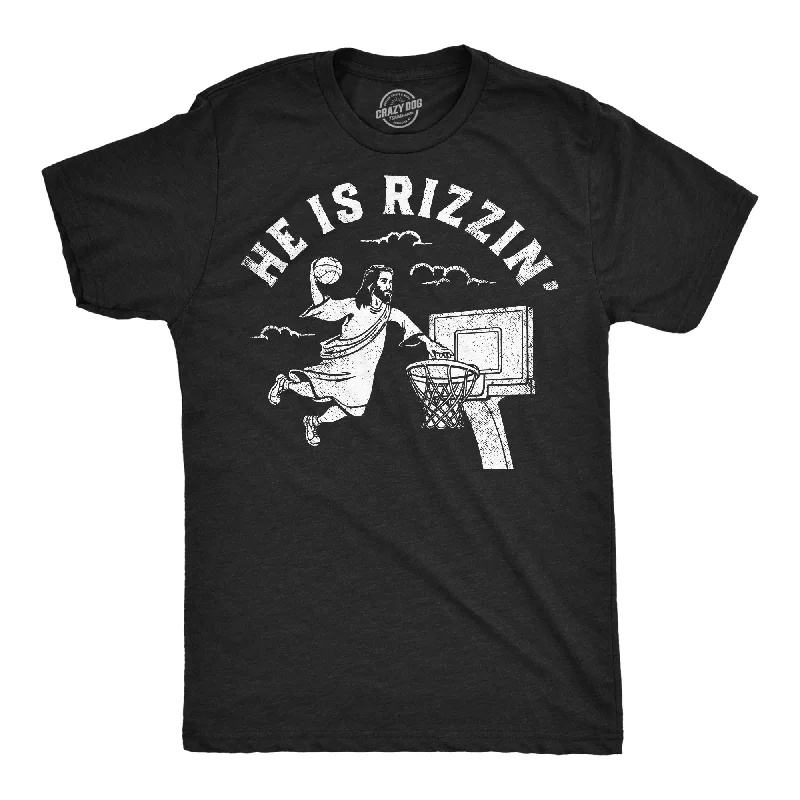 men's shirts for date nights -He Is Rizzin Men's T Shirt