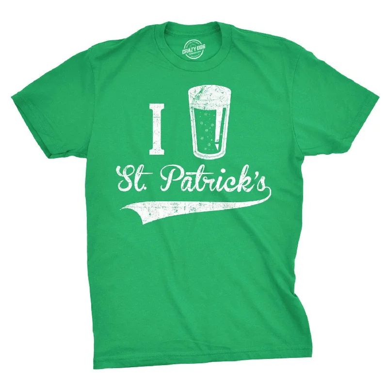 casual shirts for men online -I Beer St. Patrick's Day Men's T Shirt