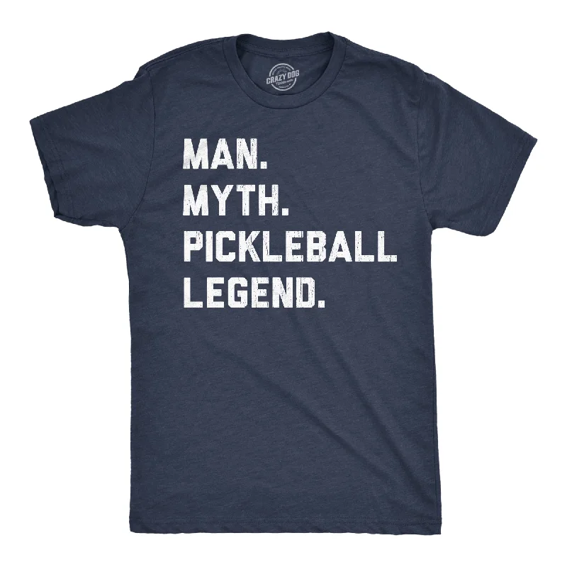 men's tropical shirts -Man Myth Pickleball Legend Men's T Shirt