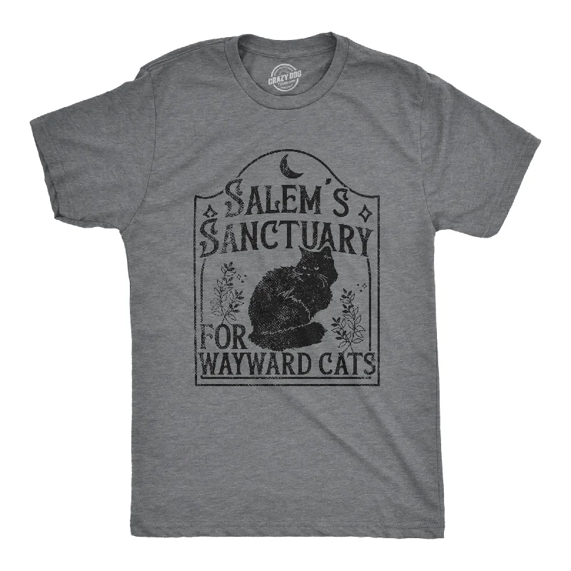 men's formal shirts for gala events -Salems Sanctuary For Wayward Cats Men's T Shirt