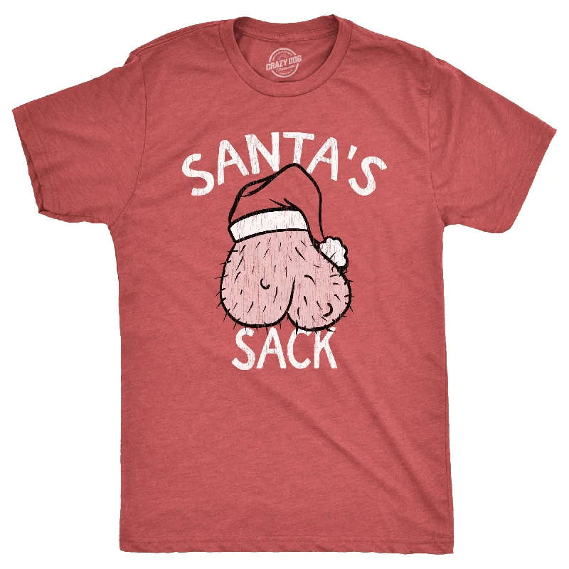 men's shirts for holiday parties -Santas Sack Men's T Shirt