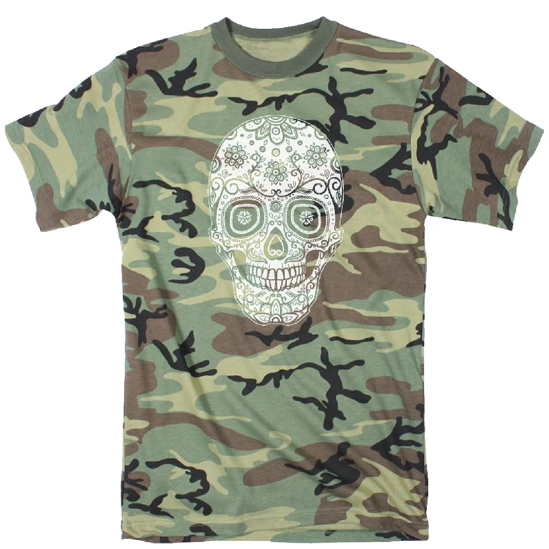 stylish men's casual shirts for summer -Sugar Skull Men's T Shirt