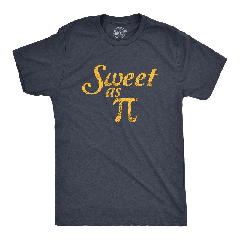 men's shirts with cufflinks -Sweet As Pi Men's T Shirt