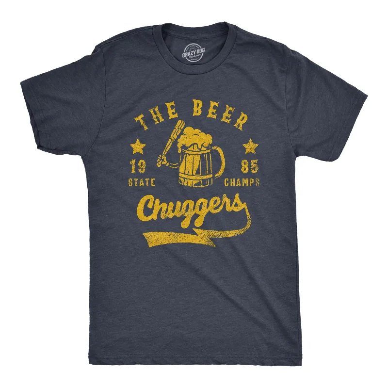 men's shirts with stylish collars -The Beer Chuggers Men's T Shirt