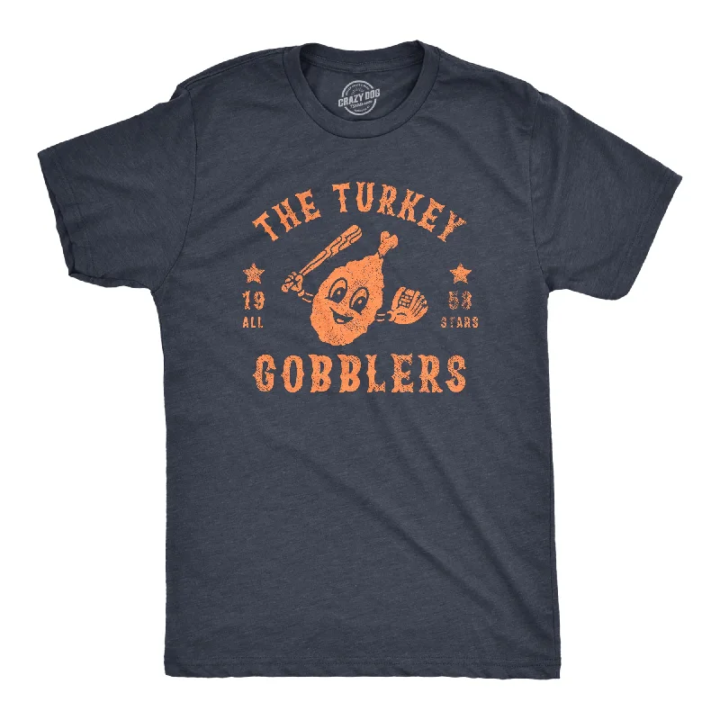 modern men's shirts -The Turkey Gobblers All Stars Men's T Shirt