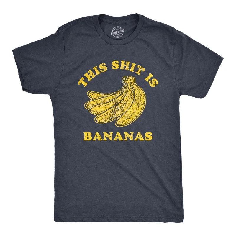 casual dress shirts for men -This Shit Is Bananas Men's T Shirt