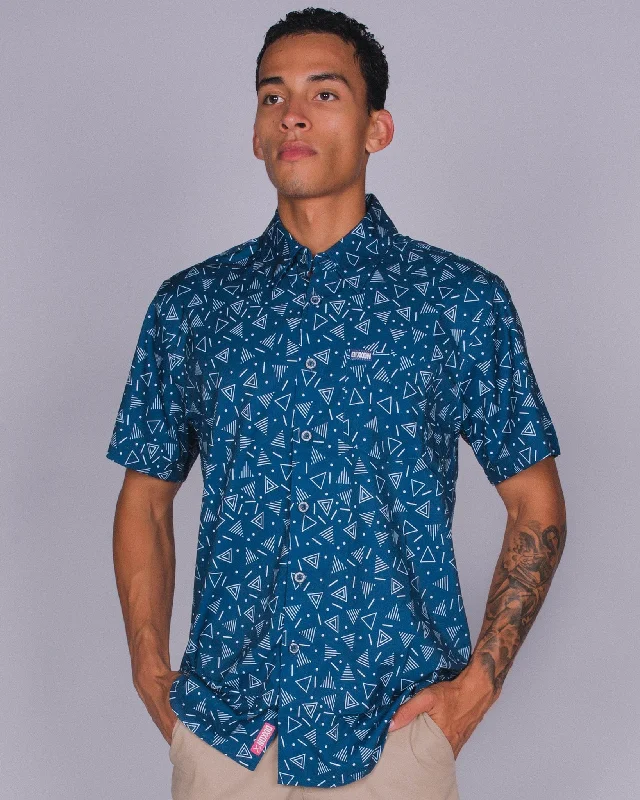 men's shirts with modern patterns -Weird Science Party Shirt